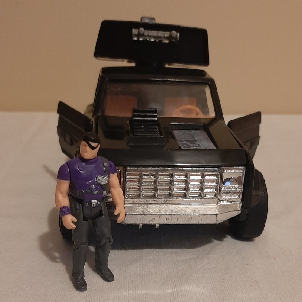 Vintage M.A.S.K. Jackhammer and Cliff Dagger
